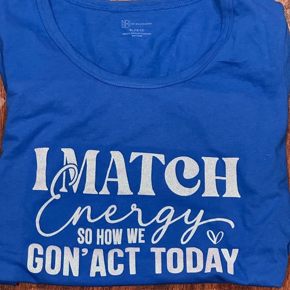 I Match Energy Tshirt - Picture 3 of 6